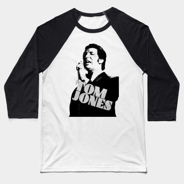 Tom Jones(Welsh singer) Baseball T-Shirt by Parody Merch